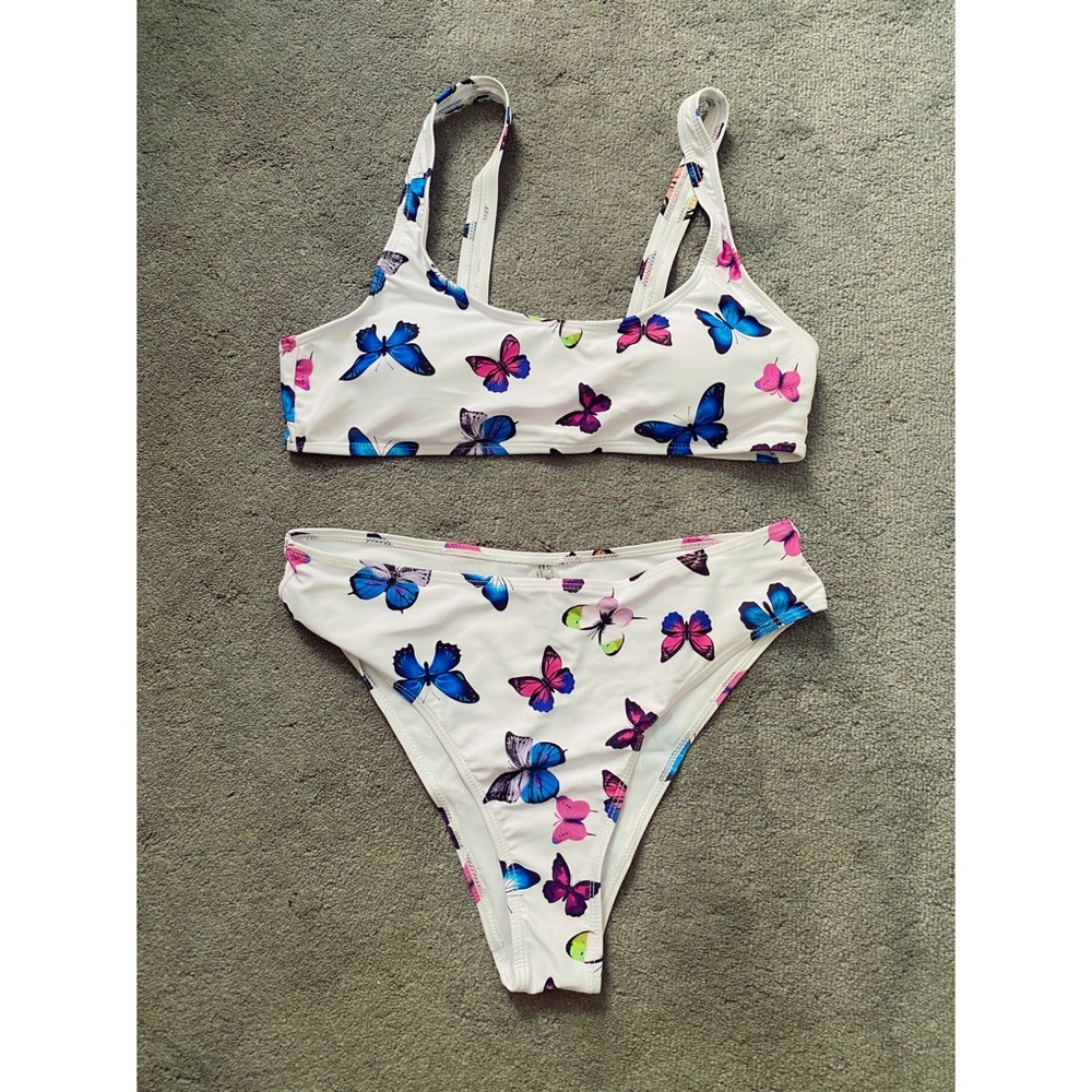 High Waisted Butterfly Bikini